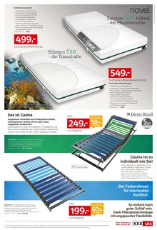 Matratze im XXXLutz Möbelhäuser Prospekt "80 Polstermöbel-Testerinnen und -Tester gesucht!" mit 18 Seiten (Mönchengladbach)