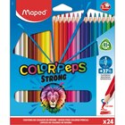 24 crayons de couleurs "Colors peps Strong" - MAPED à 2,40 € dans le catalogue Carrefour