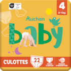 Culottes Auchan Baby en promo chez Auchan Supermarché La Courneuve à 6,85 €