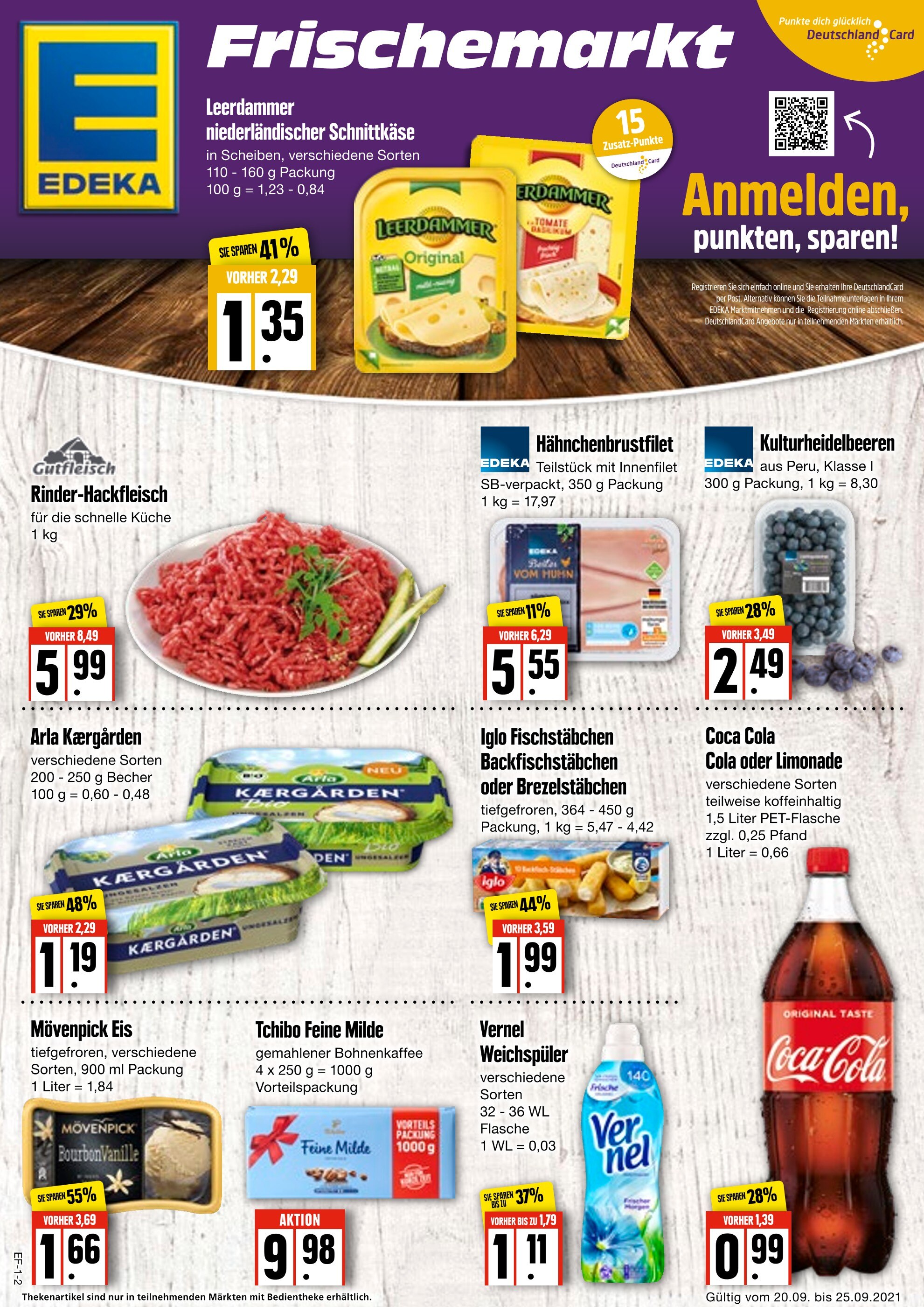EDEKA Frischemarkt Prospekt für Himbergen mit 4 Seiten EDEKA Frischemarkt Prospekt für Himbergen: "Aktuelle Angebote", 4 Seiten, 20.09.2021 - 25.09.2021