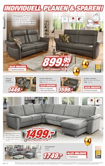 Sofa im Möbel AS Prospekt "10 Jahre in Biblis! Alle Filialen feiern mit!" mit 20 Seiten (Karlsruhe)