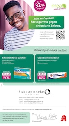 Apotheken Prospekt von mea - meine apotheke in Rheinau Aktueller mea - meine apotheke Apotheken Prospekt für Rheinau: Unsere Juni-Angebote mit 4} Seiten, 01.06.2026 - 30.06.2026