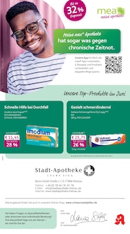 Aktueller mea - meine apotheke Prospekt "Unsere Juni-Angebote" Aktueller mea - meine apotheke Prospekt