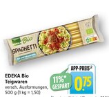 Spaghetti Angebote von EDEKA Bio bei EDEKA Offenburg für 0,75 €