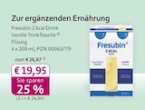 Fresubin 2 kcal Drink Vanille Trinkflasche Angebote bei mea - meine apotheke Oberhausen für 19,95 €