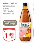 Hohes C Saft im Angebot bei GLOBUS in Willich Hohes C Saft Angebote von hohes C bei GLOBUS Willich für 1,49 €