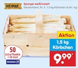 Spargel weiß/violett Angebot in Pösing Spargel weiß/violett im aktuellen Prospekt bei Netto Marken-Discount in Pösing