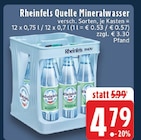 EDEKA - Mineralwasser Angebot im Prospekt Mineralwasser bei EDEKA im Prospekt "" für 4,79 €