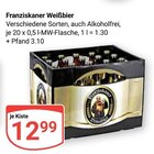Weißbier im Angebot bei GLOBUS in Worms Weißbier Angebote von Franziskaner bei GLOBUS Worms für 12,99 €