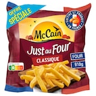 Frites Just au four surgelées "Offre Spéciale" - MCCAIN en promo chez Carrefour Boulogne-Billancourt à 3,38 €