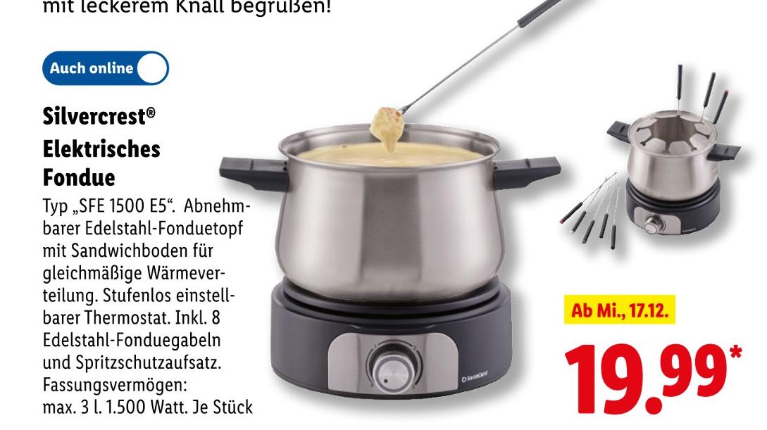 Elektrisches Fondue