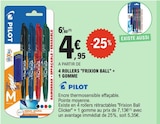 E.Leclerc Évry - Promo 4 rollers "Frixion Ball" + 1 gomme Promo 4 rollers "Frixion Ball" + 1 gomme à 4,95 € dans le catalogue E.Leclerc à Évry