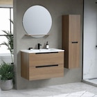 Castorama Fresnes - Promo Ensemble meuble sous-vasque(r) Chesnut l. 80 cm décor noyer + plan vasque + miroir Promo Ensemble meuble sous-vasque(r) Chesnut l. 80 cm décor noyer + plan vasque + miroir à 159,00 € dans le catalogue Castorama à Fresnes