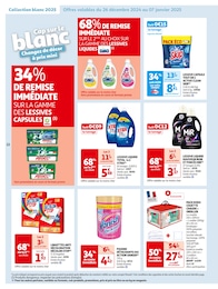 Offre Lessive dans le catalogue Auchan Supermarché du moment à la page 22