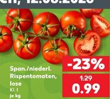 Aktuelle Tomaten Angebote bei Kaufland in Freiburg (Breisgau) Aktuelles Rispentomaten Angebot bei Kaufland in Freiburg (Breisgau) ab 0,99 €