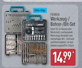 Werkzeug-/Bohrer-/Bit-Set von FERREX im aktuellen ALDI Nord Prospekt
