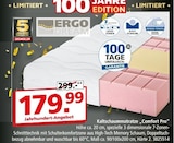 Kaltschaummatratze "Comfort Pro" von Ergo Dream für 179,99 € bei Segmüller im Angebot Kaltschaummatratze "Comfort Pro" von Ergo Dream im aktuellen Segmüller Prospekt