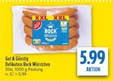 Delikatess Bock Würstchen bei diska im Zwickau Prospekt für 5,99 €