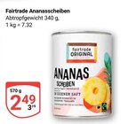 Ananasscheiben Angebote von Fairtrade Original bei GLOBUS Siegen für 2,49 €