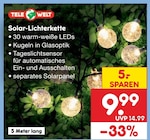 Solar-Lichterkette im Angebot bei Netto Marken-Discount in Bremen Solar-Lichterkette Angebote von Tele Welt bei Netto Marken-Discount Bremen für 9,99 €