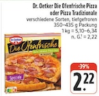 Die Ofenfrische Pizza bei nah und gut im Falkenhain Prospekt für 2,22 €