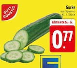 Gurke im EDEKA Prospekt Gurke im aktuellen EDEKA Prospekt für 0,77 €