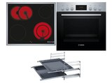 Einbauherdset im MediaMarkt Saturn Prospekt HND211RS63 Serie 4/Serie 2, Einbauherdset (Glaskeramikkochfeld, A, 66 l) von BOSCH im aktuellen MediaMarkt Saturn Prospekt für 649,99 €