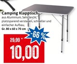 Camping Klapptisch im Angebot bei Kaufhaus Stolz in Neubrandenburg Camping Klapptisch Angebote bei Kaufhaus Stolz Neubrandenburg für 10,00 €