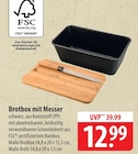 Brotbox mit Messer Angebote bei famila Nordost Lüneburg für 12,99 €