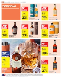 Prix et réduction Rhum dans le prospectus Carrefour Market en cours Offre Rhum dans le catalogue Carrefour Market du moment à la page 54