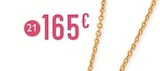 Chaîne maille forçat - E.Leclerc Chaîne maille forçat à 165,00 € dans le catalogue E.Leclerc