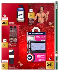 Prix et réduction Boxer dans le prospectus Carrefour en cours Offre Boxer dans le catalogue Carrefour du moment à la page 13