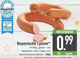 Bayerische Lyoner im EDEKA Prospekt Bayerische Lyoner von im aktuellen EDEKA Prospekt für 0,99 €