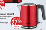 Wasserkocher WK3427 im V-Markt Prospekt Wasserkocher WK3427 von Severin im aktuellen V-Markt Prospekt für 27,99 €