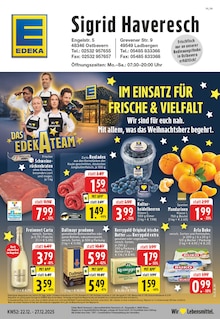 Aktueller EDEKA Prospekt "Aktuelle Angebote" für Ladbergen Aktueller EDEKA Prospekt für Ladbergen mit Seiten