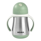 Tasse en inox avec paille - Béaba en promo chez Aubert Tasse en inox avec paille - Béaba dans le catalogue Aubert