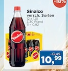 Zisch Emden - Sinalco Angebot im Prospekt Sinalco bei Zisch im Emden Prospekt für 10,99 €