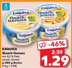 Quark-Genuss Angebote von Exquisa bei Kaufland Braunschweig für 1,29 €