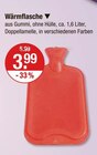 Wärmflasche im V-Markt Prospekt Wärmflasche von  im aktuellen V-Markt Prospekt für 3,99 €