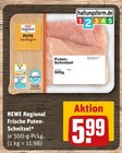 Frische Puten-Schnitzel im Angebot bei REWE in Straubing Frische Puten-Schnitzel Angebote von REWE Regional bei REWE Straubing für 5,99 €