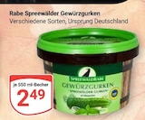 Gewürzgurken im Angebot bei GLOBUS in Gera Gewürzgurken Angebote von Rabe Spreewälder bei GLOBUS Gera für 2,49 €