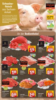 Schweinefleisch im aktuellen REWE Prospekt (Leipzig) Schweinefleisch im REWE Prospekt "Dein Markt" mit 33 Seiten (Leipzig)