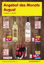 Netto Marken-Discount Prospekt für Bottrop mit 1 Seiten Netto Marken-Discount Prospekt für Bottrop: "Angebot des Monats August", 1 Seiten, 01.08.2020 - 31.08.2020