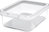 Kühlschrankorganizer mit Deckel & Einsatz, transparent (1,2 l) von rotho für 6,95 € bei dm-drogerie markt im Angebot Kühlschrankorganizer mit Deckel & Einsatz, transparent (1,2 l) von rotho im aktuellen dm-drogerie markt Prospekt