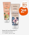 Jean & Len Dusche im Angebot bei tegut in Coburg Jean & Len Dusche Angebote von Jean & Len bei tegut Coburg für 2,49 €