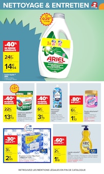 Promotion Ariel dans le prospectus Carrefour, valable du 22/09/2026 au 05/10/2026 Promo Ariel dans le catalogue Carrefour du moment à la page 53