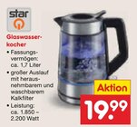 Aktuelles Glaswasserkocher Angebot bei Netto Marken-Discount in Dresden ab 19,99 €