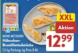 Hähnchen-Brustfiletteilstücke von MEINE METZGEREI im aktuellen ALDI SÜD Prospekt für 12,99 €
