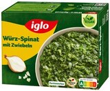 Würz-Spinat im REWE Prospekt Würz-Spinat von Iglo im aktuellen REWE Prospekt für 1,99 €