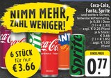 Aktuelles Coca-Cola, Fanta, Sprite Angebot bei E center in Euskirchen ab 0,77 €